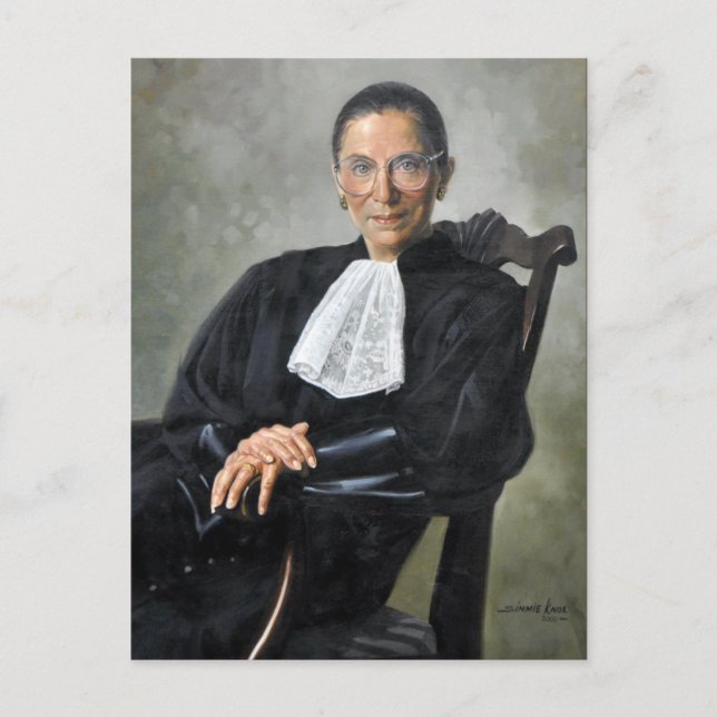 Postal Ruth Bader Ginsburg, juez de la Corte Suprema (Anverso)
