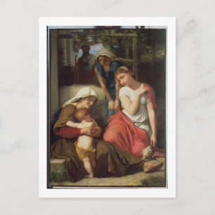 Postal Ruth y Naomi, 1859 (aceite sobre lienzo)