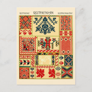 Postal Ruthenian Motifs