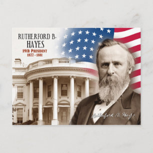 Postal Rutherford B. Hayes - 19° presidente de los Estado