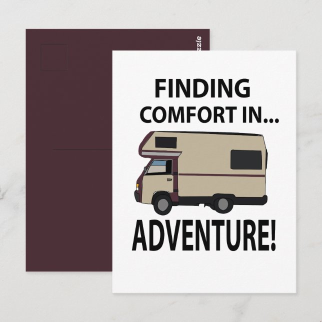Postal RV Camping Adventure Ring (Anverso / Reverso)