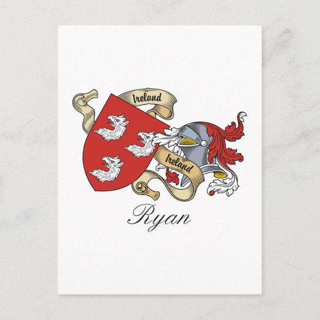 Postal Ryan Family Crest (Anverso)