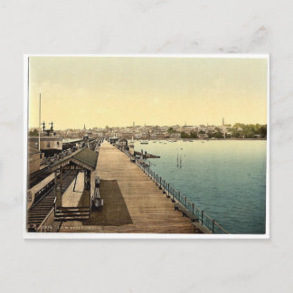 Postal Ryde, desde el muelle, Isla de Wight, Inglaterra r