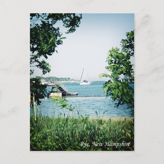 Postal Rye, New Hampshire Postcard (Anverso)