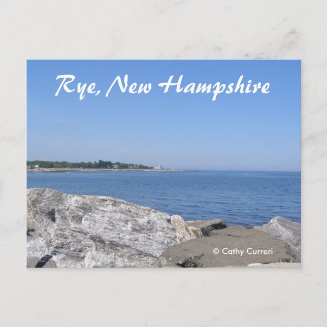 Postal Rye, New Hampshire Postcard (Anverso)