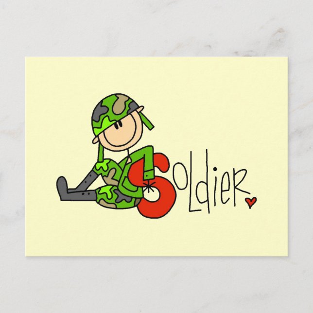 Postal S es para Soldado (Anverso)