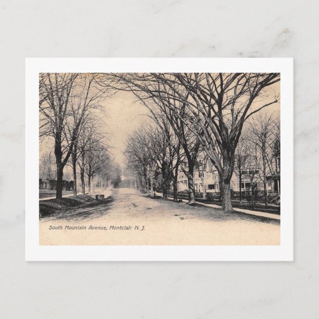 Postal S. Mountain Ave., Montclair New Jersey Vintage (Anverso)