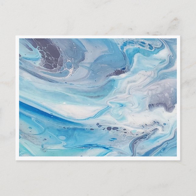 Postal S Postcard 4.25"x5.6" - Marea azul (Anverso)