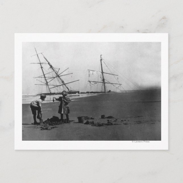 Postal S.S. Alice McDonald Wreck Peninsula Ilwaco (Anverso)