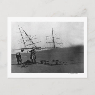 Postal S.S. Alice McDonald Wreck Peninsula Ilwaco