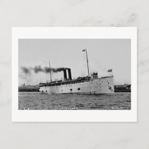 Postal S.S. Eastland fotografiado por Pesha Postcard Co