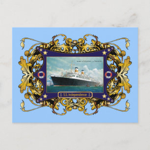 Postal S.S. Independencia Vintage Steamship