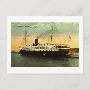 Postal S.S. Virginia, Muskegon, Michigan