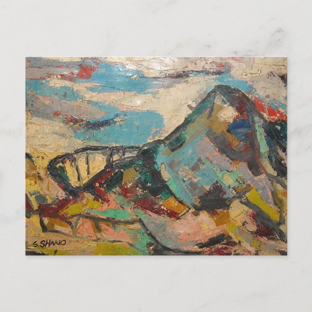 Postal S Shano Color Mountain (Anverso)