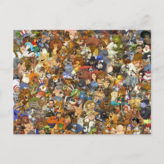 Postal S.T. Lewis Collage (Anverso)