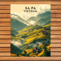 Sa Pa Vietnam Viaje Arroz Terrazas Montaña