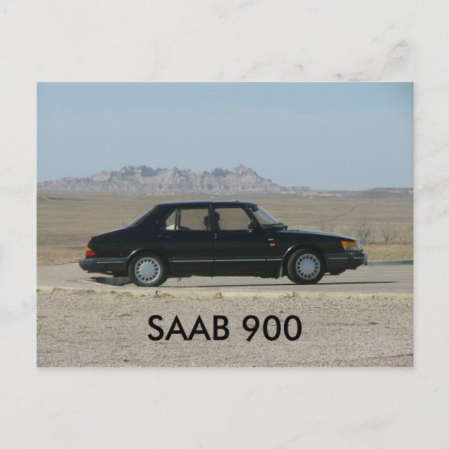POSTAL SAAB 900 (Anverso)