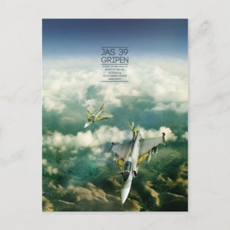Postal Saab JAS 39 Gripen