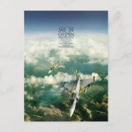 Postal Saab JAS 39 Gripen