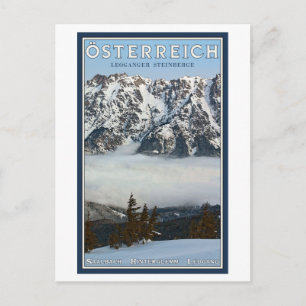 Postal Saalbach - Niebla del Valle