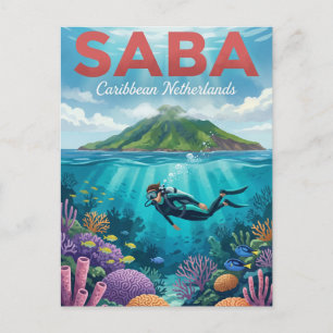 Postal Saba Caribe Neerlandés