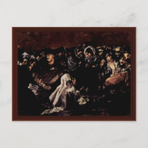 Postal Sábado De Las Testigos, Por Francisco De Goya