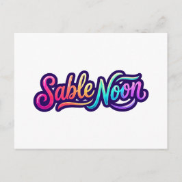 Postal Sable Noon - Logotipo básico