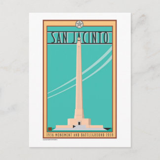 Postal SABOR DEL Monumento TEXAS-San Jacinto-