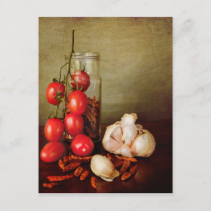 Postal Sabores mediterráneos vintage