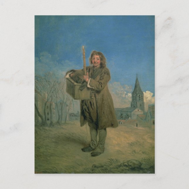Postal Saboya con marmota, 1715-16 (Anverso)