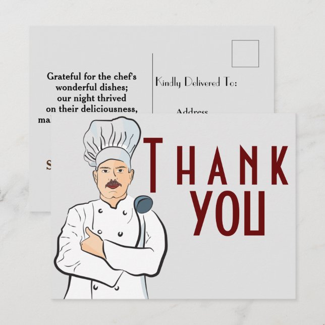 Postal Sabrosa comida (Anverso / Reverso)