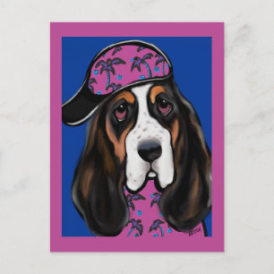Postal Sabueso Basset
