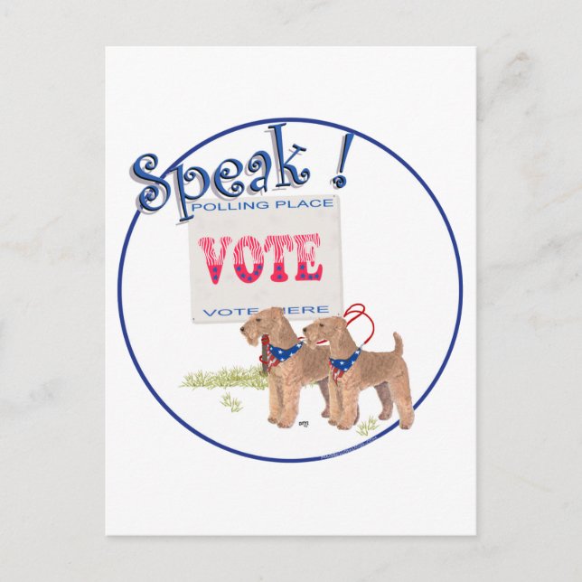 Postal Sacar la votación (Anverso)