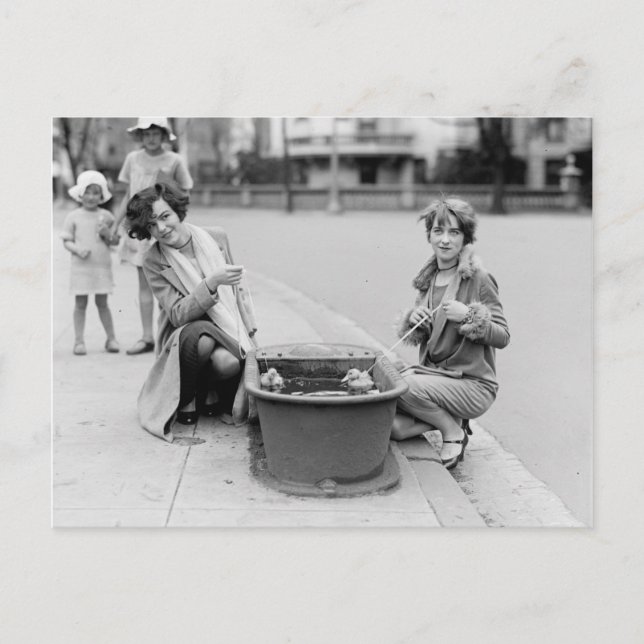 Postal Sacar Los Patos Para Nadar (Anverso)