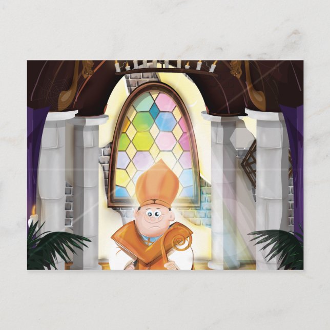 Postal Sacerdote de la Iglesia (Anverso)