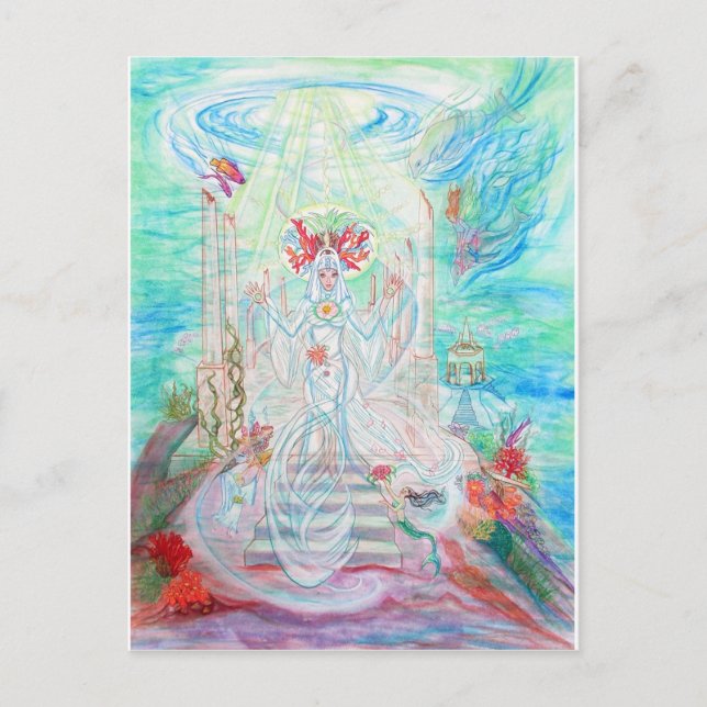 Postal Sacerdotes del mar (Anverso)