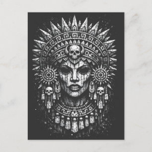 Postal Sacerdotisa Coronada de Cráneos — por BurnsInHell