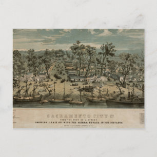 Postal Sacramento 1850