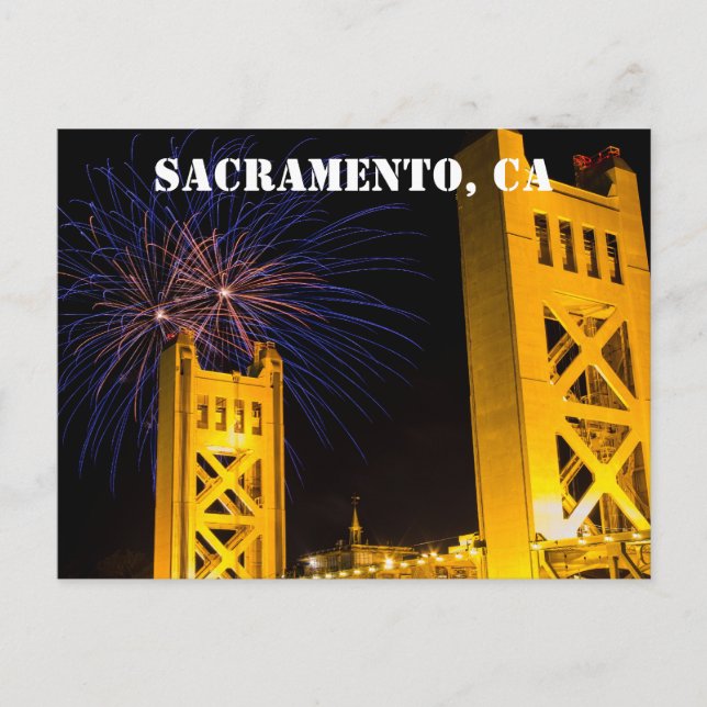 Postal Sacramento, CA Postcard (Anverso)