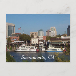 Postal Sacramento, CA Postcard