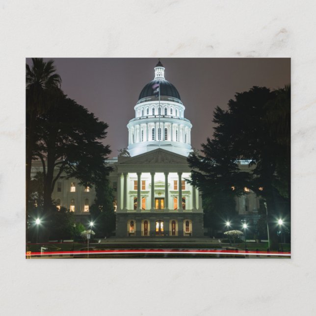 Postal Sacramento, CA PostCard (Anverso)