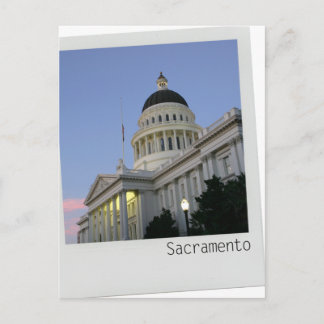 Postal Sacramento California Capitol Building Postcard