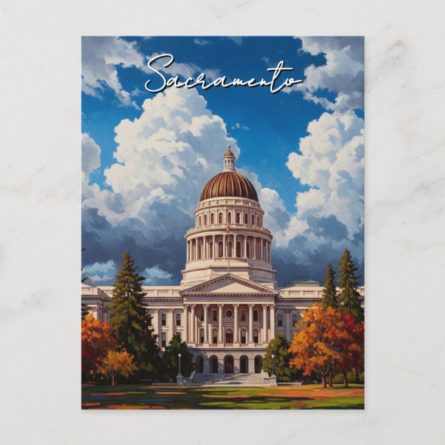 Postal Sacramento California State Capitol (Anverso)