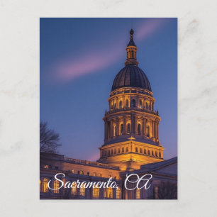 Postal Sacramento, Capital del Estado, California