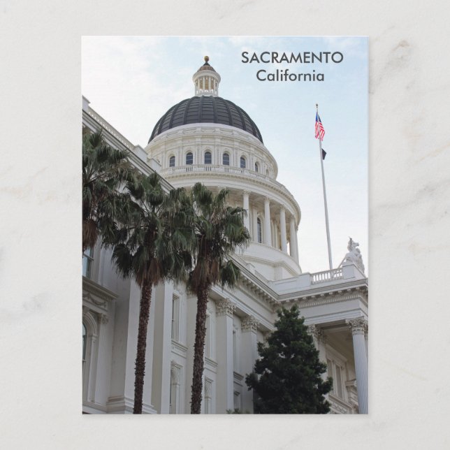 Postal Sacramento Capitol Edificio Postcard! (Anverso)
