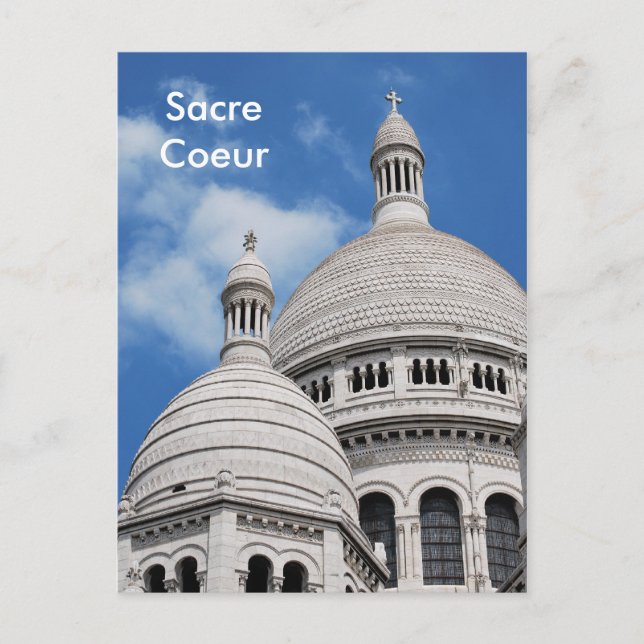 Postal Sacre Coeur (Anverso)