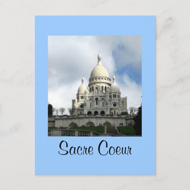 Postal Sacre Coeur (Anverso)