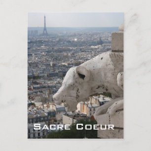 Postal Sacre Coeur Gargoyle 2 Postcard