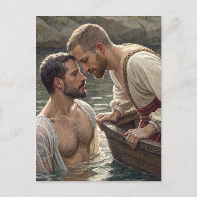 Postal Sacred Connection: A Baptism of Love (Anverso)