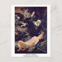 Sacrificio De Isaac Por Rembrandt Van Rijn